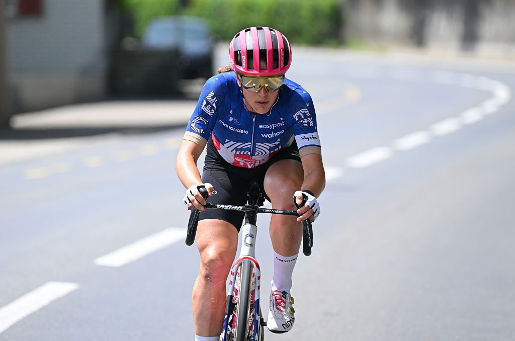 Kristen Faulkner during the Tour de Suisse 2025