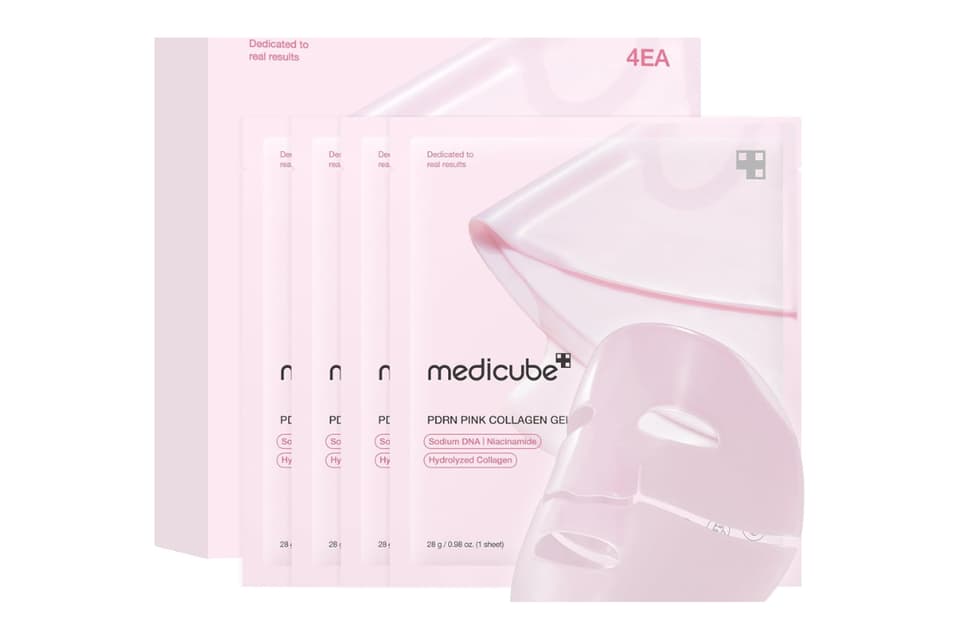 Medicube salmon DNA PDRN pink collagen jelly gel masks