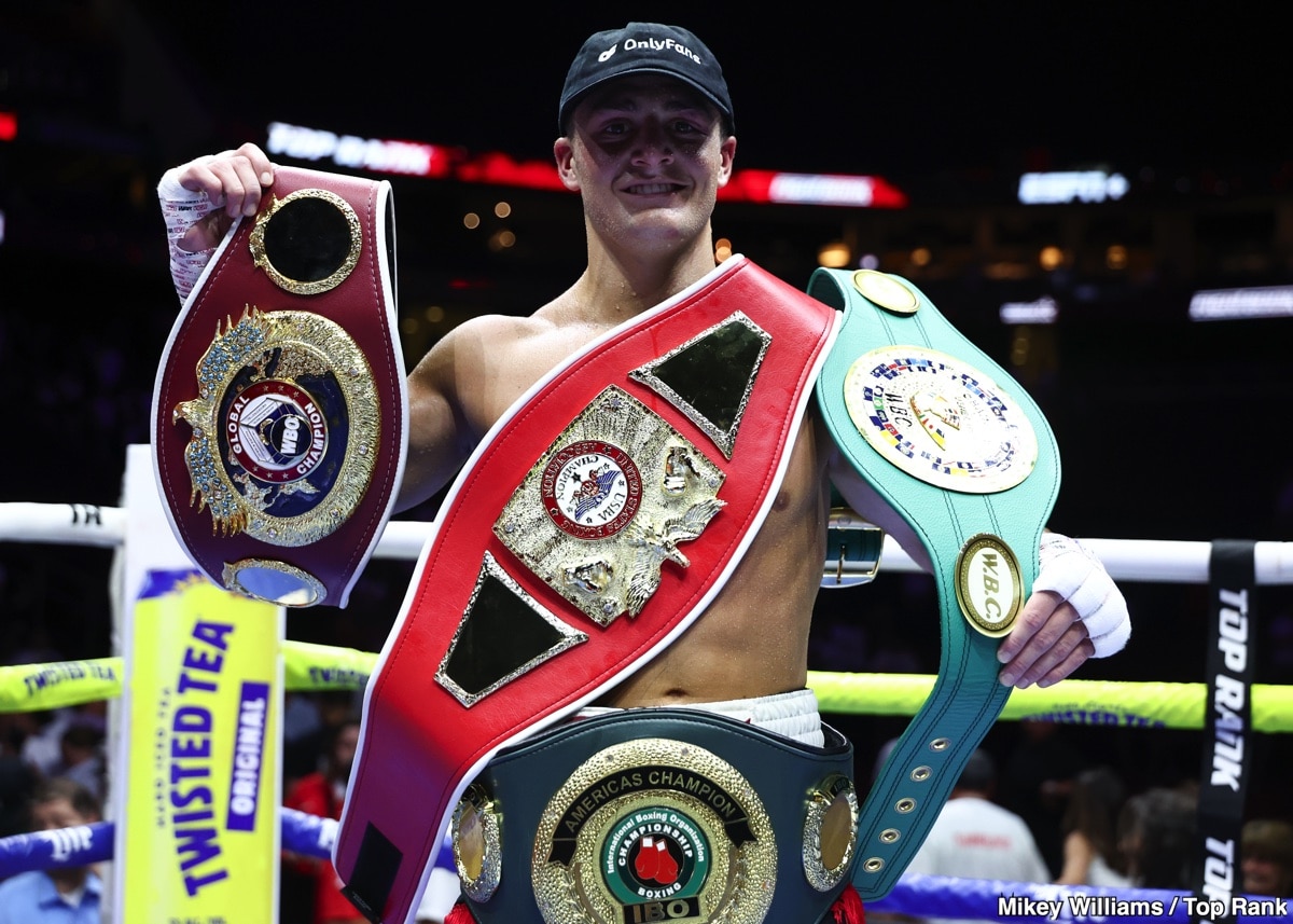 Image: Matchroom Throws Vito Mielnicki Straight Into Deep End With Austin 'Ammo' Williams Fight