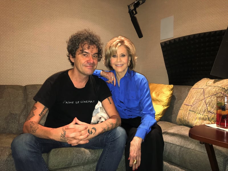Mark Cousins and Jane Fonda
