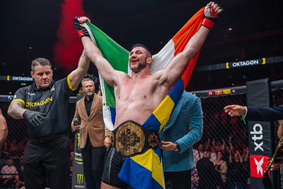 Will Fleury defends heavyweight title at Oktagon 90 in Berlin