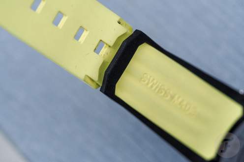 Norqain Wild One Skeleton X-Lite strap underside