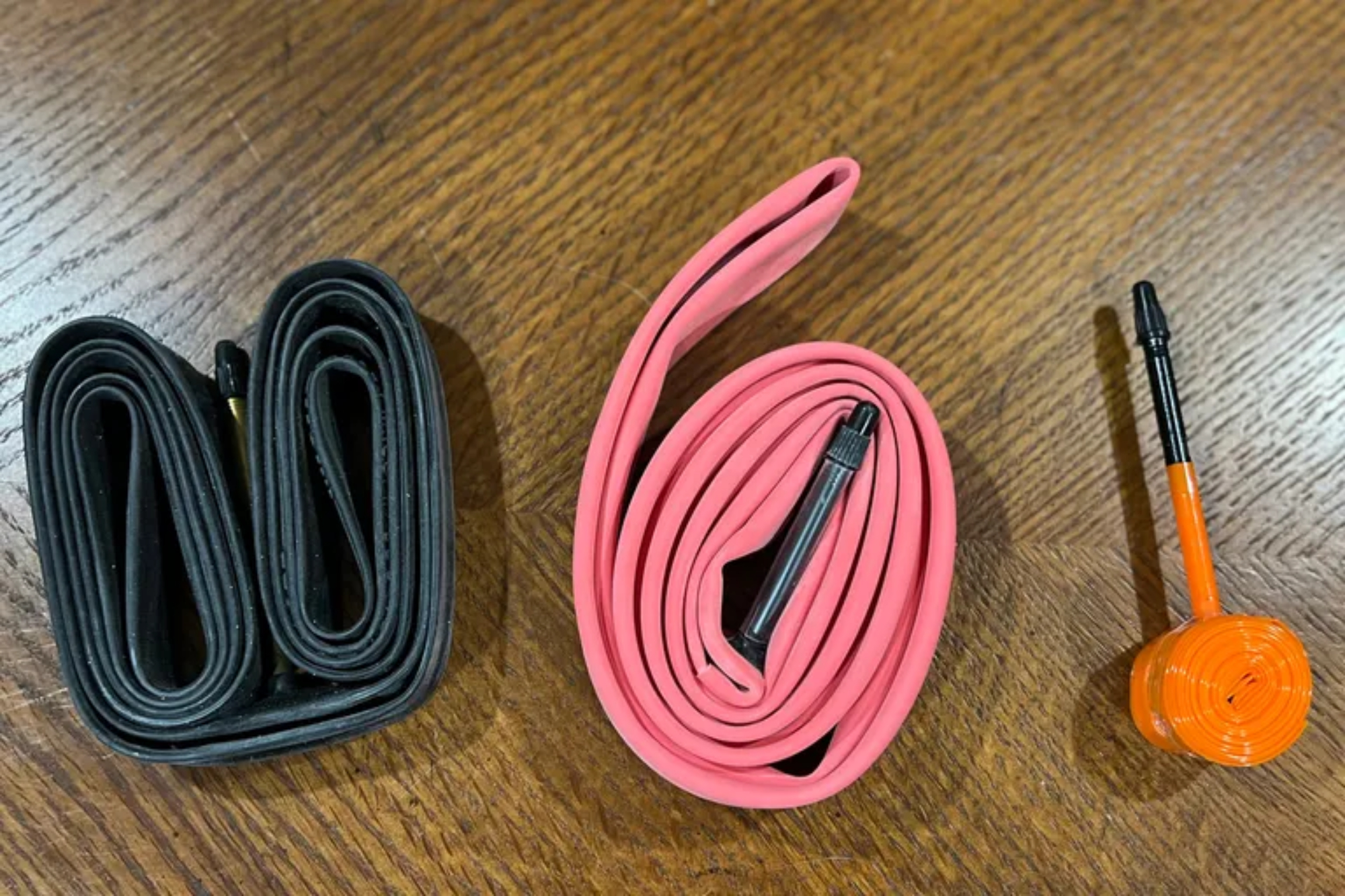 standard tube, latex tube, TPU tube.