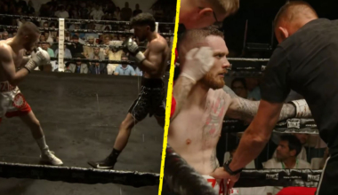 Boxing title fight abandoned after storm halts event in dramatic scenes