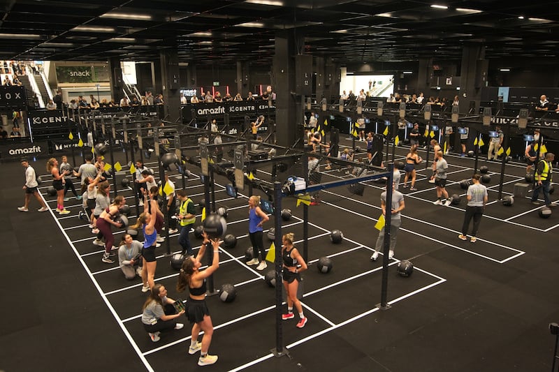 A Hyrox competition in Cologne, Germany, in April. Photograph: Ying Tang/NurPhoto/Getty