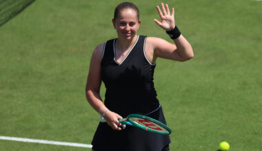 Former champ Ostapenko routs Sonmez to reach third Eastbourne semifinal