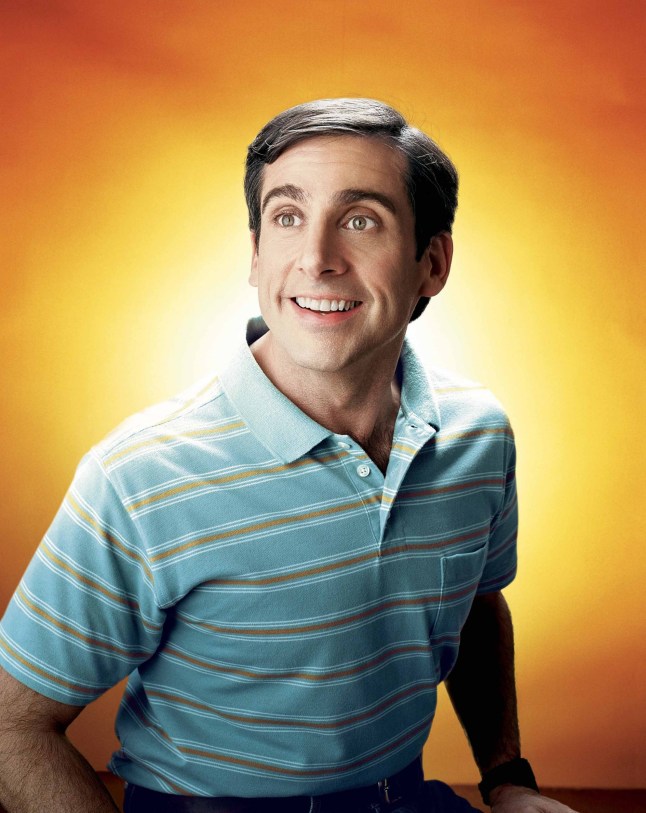 Editorial use only. No book cover usage. Mandatory Credit: Photo by Moviestore/REX (1634499a) The 40 Year Old Virgin, Steve Carell Film and Television