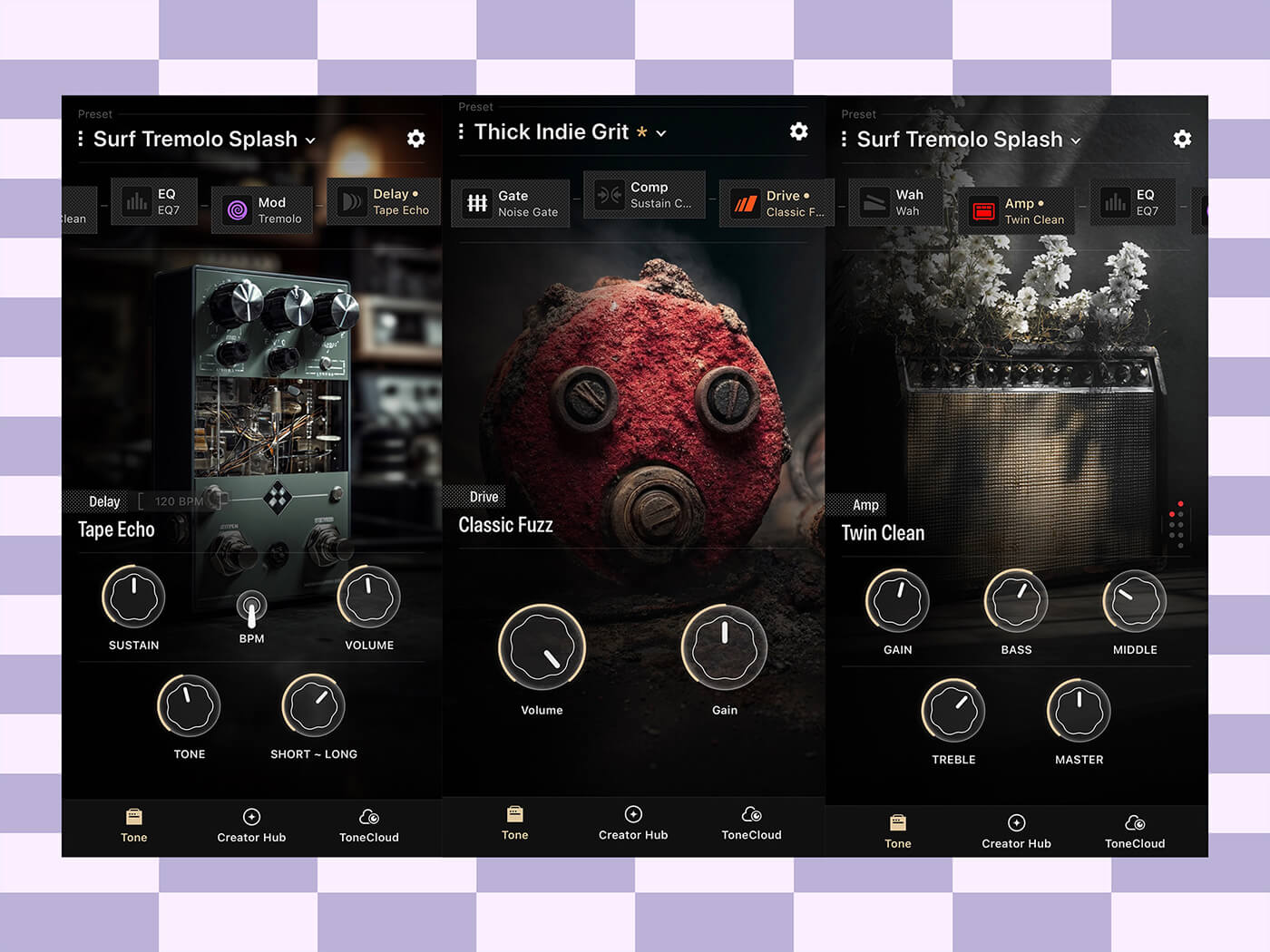 Positive Grid Reactor app effects, photo by Guitar.com