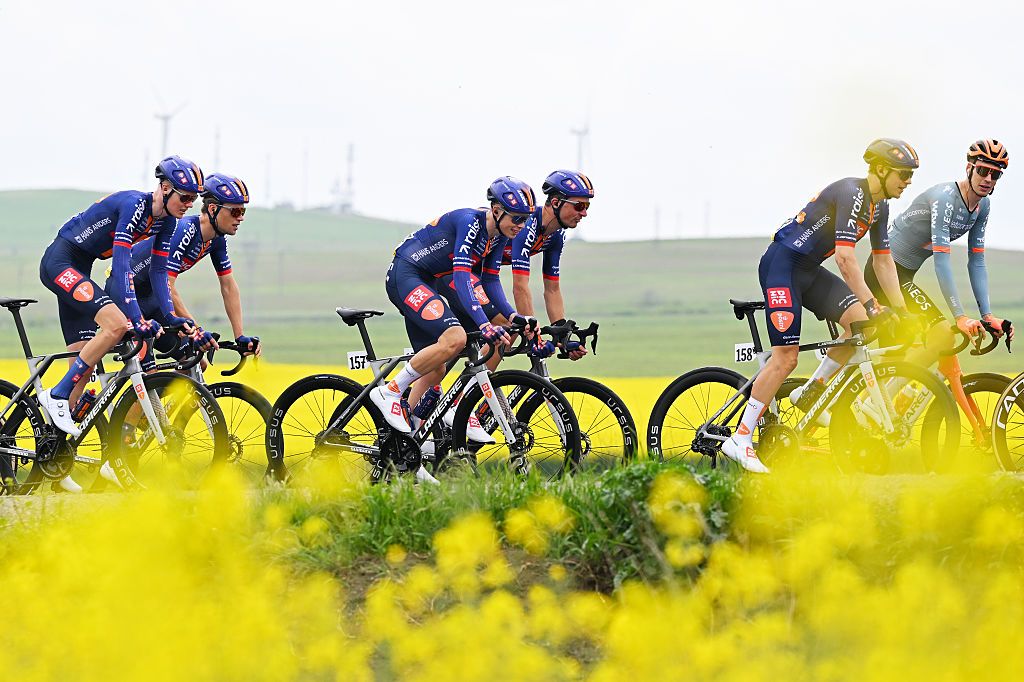 Picnic-PostNL in action at the Giro d'Italia, where they finished last in the prize money and UCI points rankings