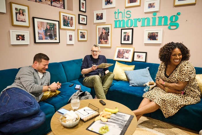 RT-TM_Alison&Dermot-BTS-366 Alison Hammond and Dermot O'Leary on the set of This Morning