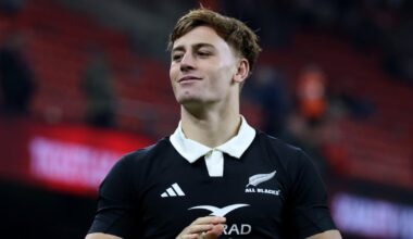 On form it's Ruben Love then daylight for the All Blacks