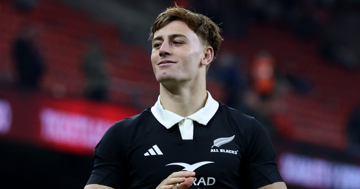 On form it's Ruben Love then daylight for the All Blacks