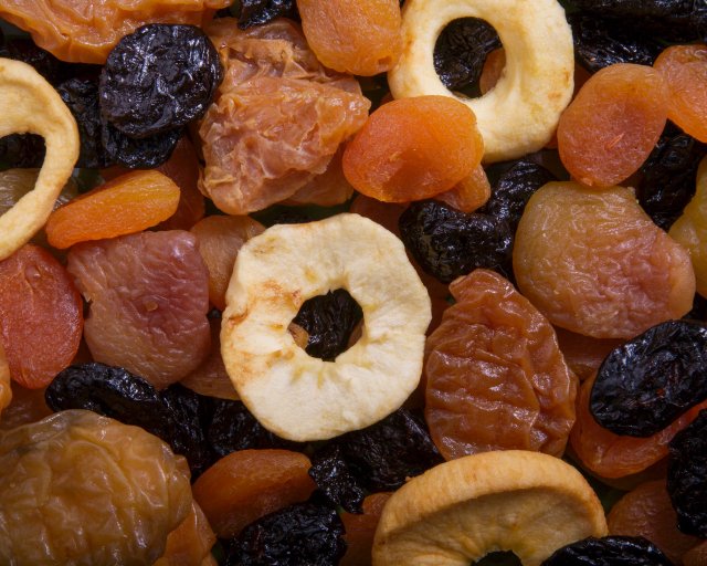 A closeup shot of appetizing dry fruits