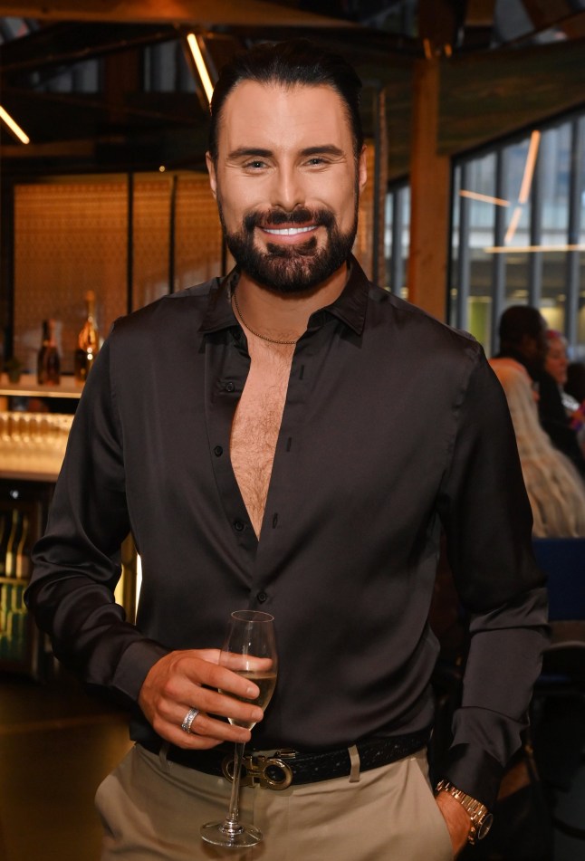 LONDON, ENGLAND - APRIL 06: Rylan Clark attends a special performance of "ABBA Voyage" celebrating 50 years since ABBA won the Eurovision Song Contest with 'Waterloo' at ABBA Arena on April 6, 2024 in London, England. (Photo by Alan Chapman/Dave Benett/Getty Images)