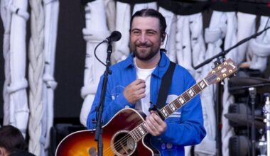 Chart-topping artist begs fans to 'stop stealing' road sign featured in hit song