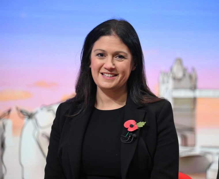 For use in UK, Ireland or Benelux countries only BBC handout photo of Culture Secretary Lisa Nandy appearing on the BBC 1 current affairs programme, Sunday With Laura Kuenssberg. Picture date: Sunday November 9, 2025. PA Photo. Photo credit should read: Jeff Overs/BBC/PA Wire NOTE TO EDITORS: Not for use more than 21 days after issue. You may use this picture without charge only for the purpose of publicising or reporting on current BBC programming, personnel or other BBC output or activity within 21 days of issue. Any use after that time MUST be cleared through BBC Picture Publicity. Please credit the image to the BBC and any named photographer or independent programme maker, as described in the caption.