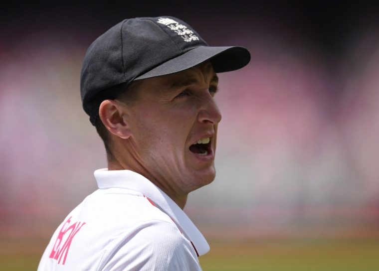 SYDNEY, AUSTRALIA - JANUARY 06: Harry Brook of England talks during day three of the Fifth Test in the 2025/26 Ashes Series between Australia and England at Sydney Cricket Ground on January 06, 2026 in Sydney, Australia. (Photo by Philip Brown/Getty Images)
