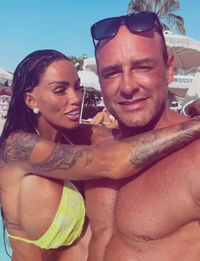 Katie Price and husband Lee Andrews - Posted on Lee Andrews Instagram