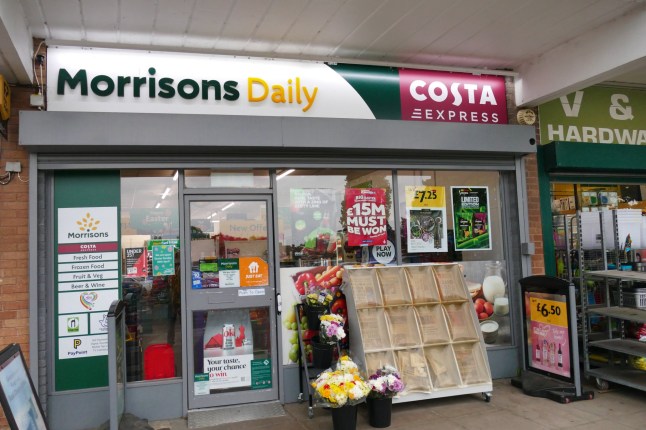 A view of a Morrisons Daily shop. (Photo: Geoffrey Swaine/Shutterstock)