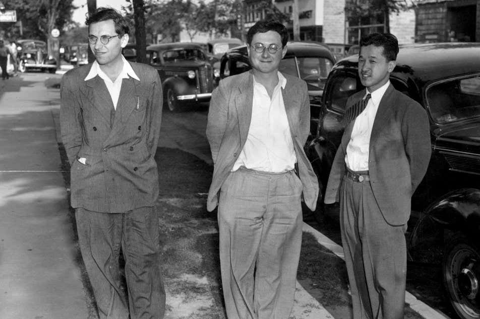 Left to Right, Paul Erdos, Arthur Herald Stone, and Shizuo Kakutani