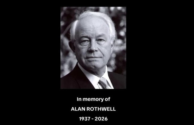 A screenshot of Coronation Street's tribute to Alan Rothwell