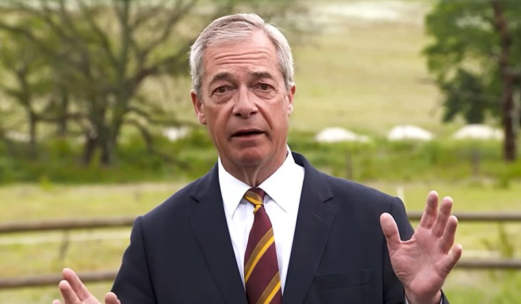 Nigel Farage is being criticised for his response to the Henry Nowak murder. (Picture: YouTube)