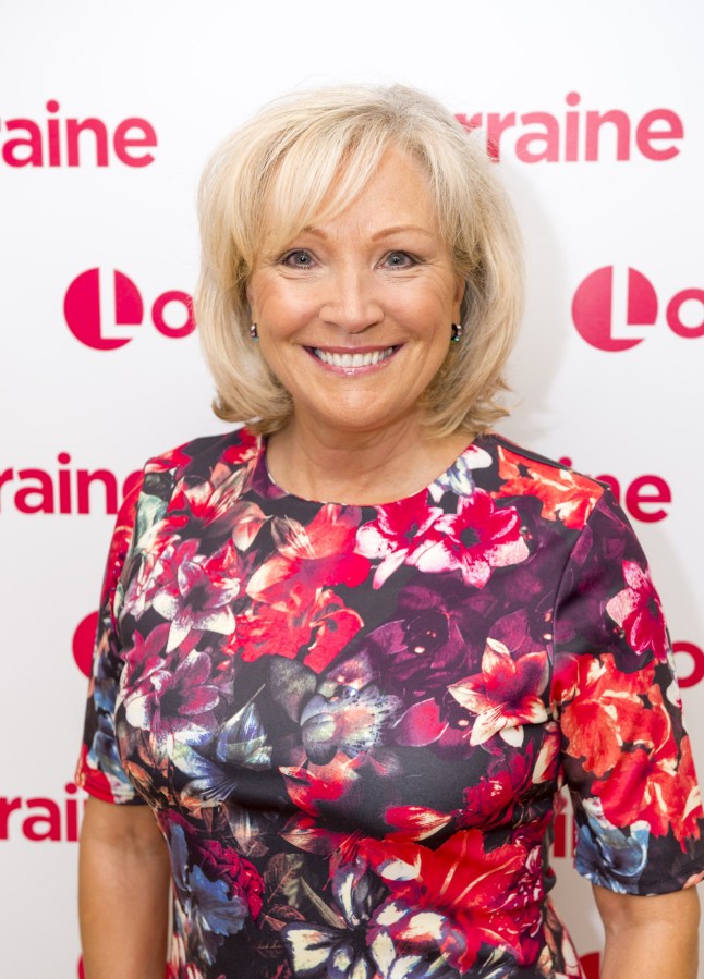 Kim Taylforth 'Lorraine' TV show smiling