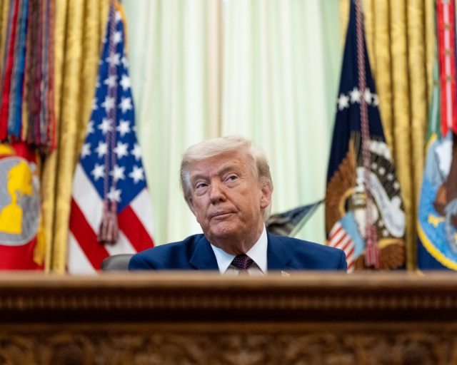 President Donald Trump speaks in the Oval Office of the White House, Wednesday, June 3, 2026, in Washington. (AP Photo/Alex Brandon)