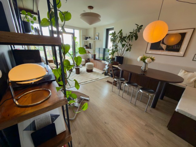 Inside Amélie Pellerin's flat in Dalston, East London.