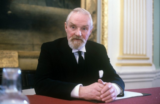 Editorial use only Mandatory Credit: Photo by ITV/Shutterstock (1681907e) Patrick Godfrey 'Agatha Christie - Poirot - The Kidnapped Prime Minister' TV Programme. 1990. Poirot: The Kidnapped Prime Minister