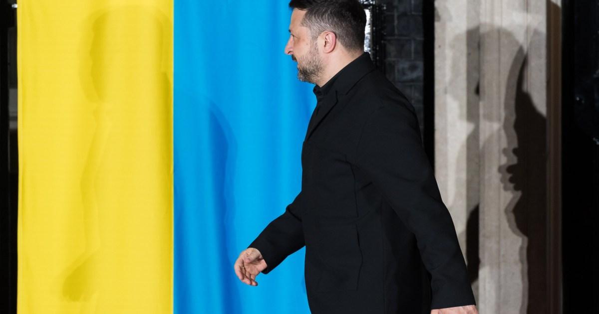 Zelensky slams Reform UK for pulling down Ukraine flags from town halls | News UK