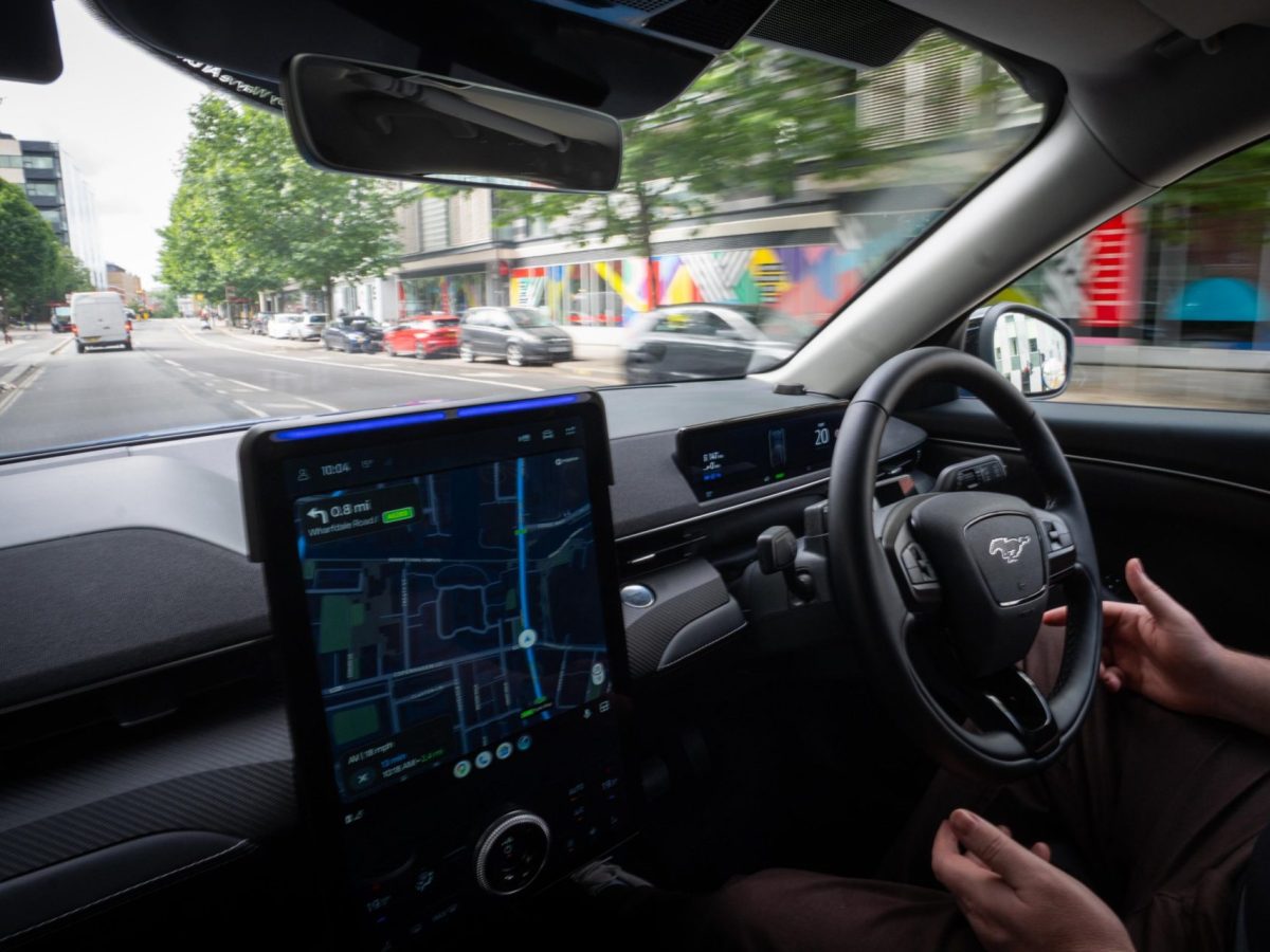 EMBARGOED TO 1200 MONDAY JUNE 8 A Wayve vehicle during a demonstration of self-driving journeys at Wayve Headquarters in north London, ahead of the launch of their taxi service in London, in partnership with ride-hailing platform Uber. The company's technology uses artificial intelligence models which learn how to drive using video content, driving data and recognising patterns. Picture date: Friday June 5, 2026. PA Photo. Photo credit should read: James Manning/PA Wire