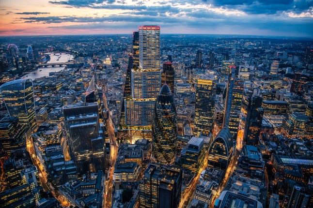 A mock-up of the new One London skyscraper.