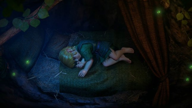 The Legend of Zelda: Ocarina of Time remake trailer featuring Link sleeping