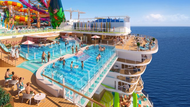 Royal Caribbean's Legend of the Seas cruise ship, launching in July 2026.