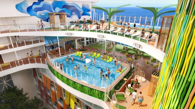 Royal Caribbean's Legend of the Seas cruise ship, launching in July 2026.