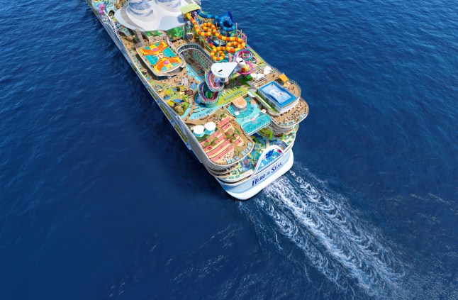Royal Caribbean's Legend of the Seas cruise ship, launching in July 2026.