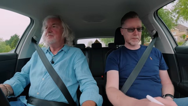 James May in a driving test