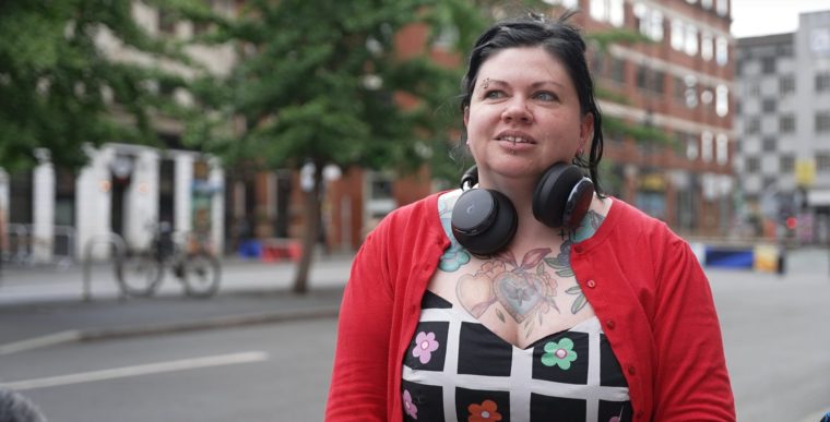 Sarah, 42, from Mossley: Manchester dispatch Makerfield (Photo: The i Paper)