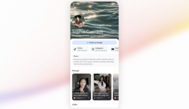 Google is letting social media stars customize their search result page