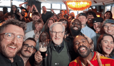 Steven Spielberg stuns fans with surprise appearance at London pub quiz - London Evening Standard