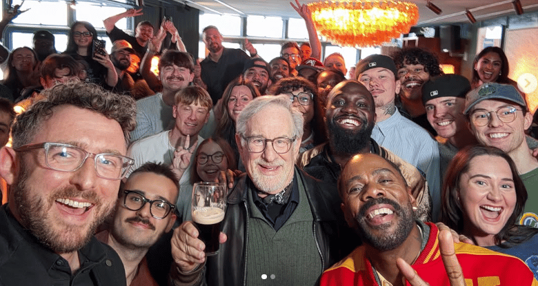 Steven Spielberg stuns fans with surprise appearance at London pub quiz - London Evening Standard