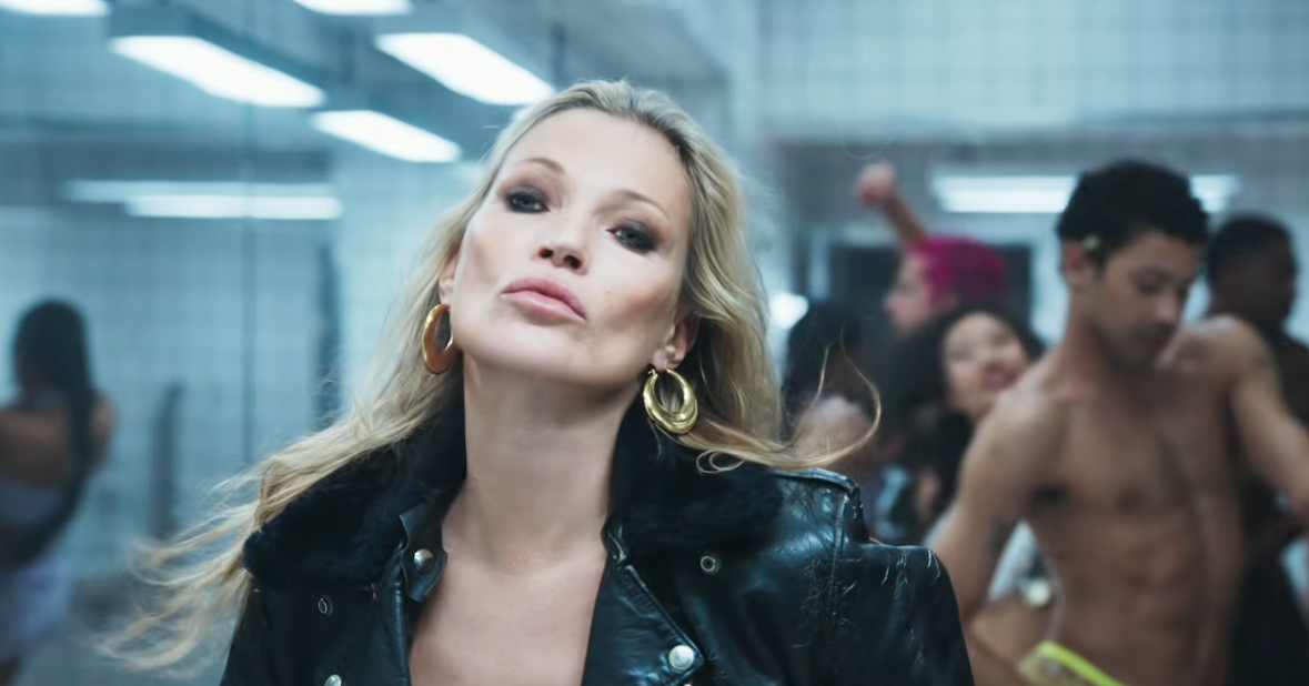 Moss moment: The legendary British model Kate Moss turns up to Madonna’s party