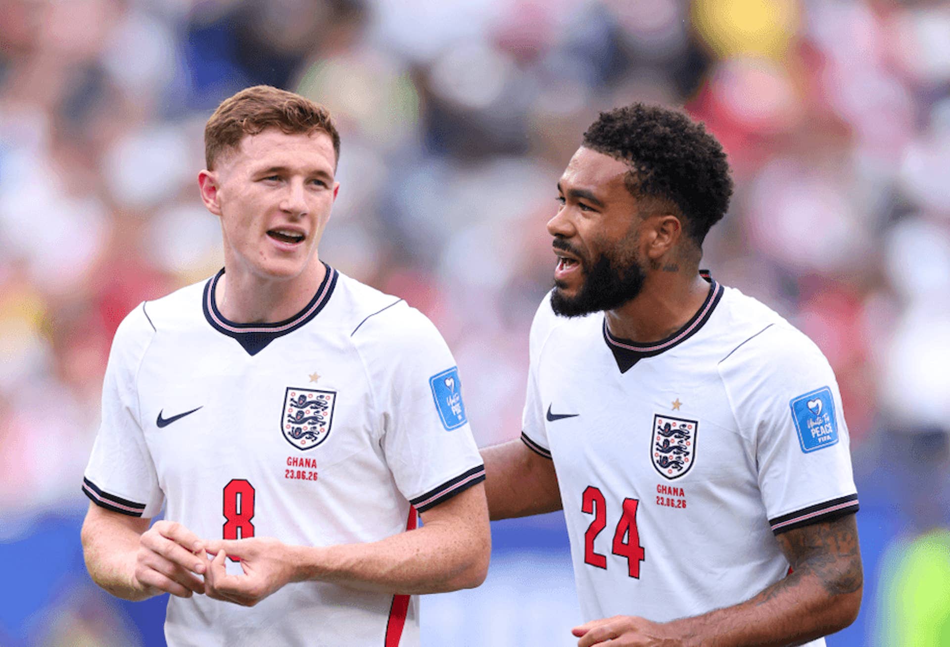 Elliot Anderson and Reece James