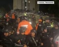 Severe earthquake destroys building in Caracas