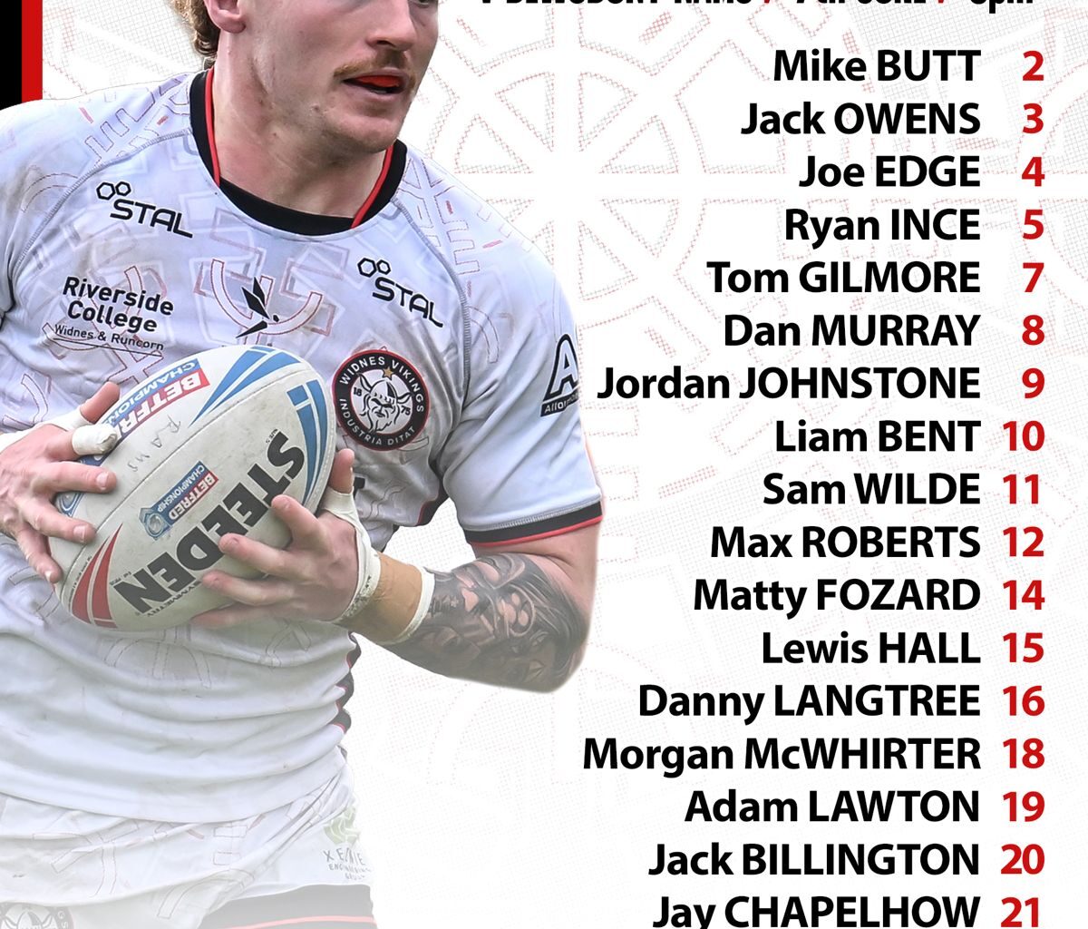 Squad news: Dewsbury Rams (H)