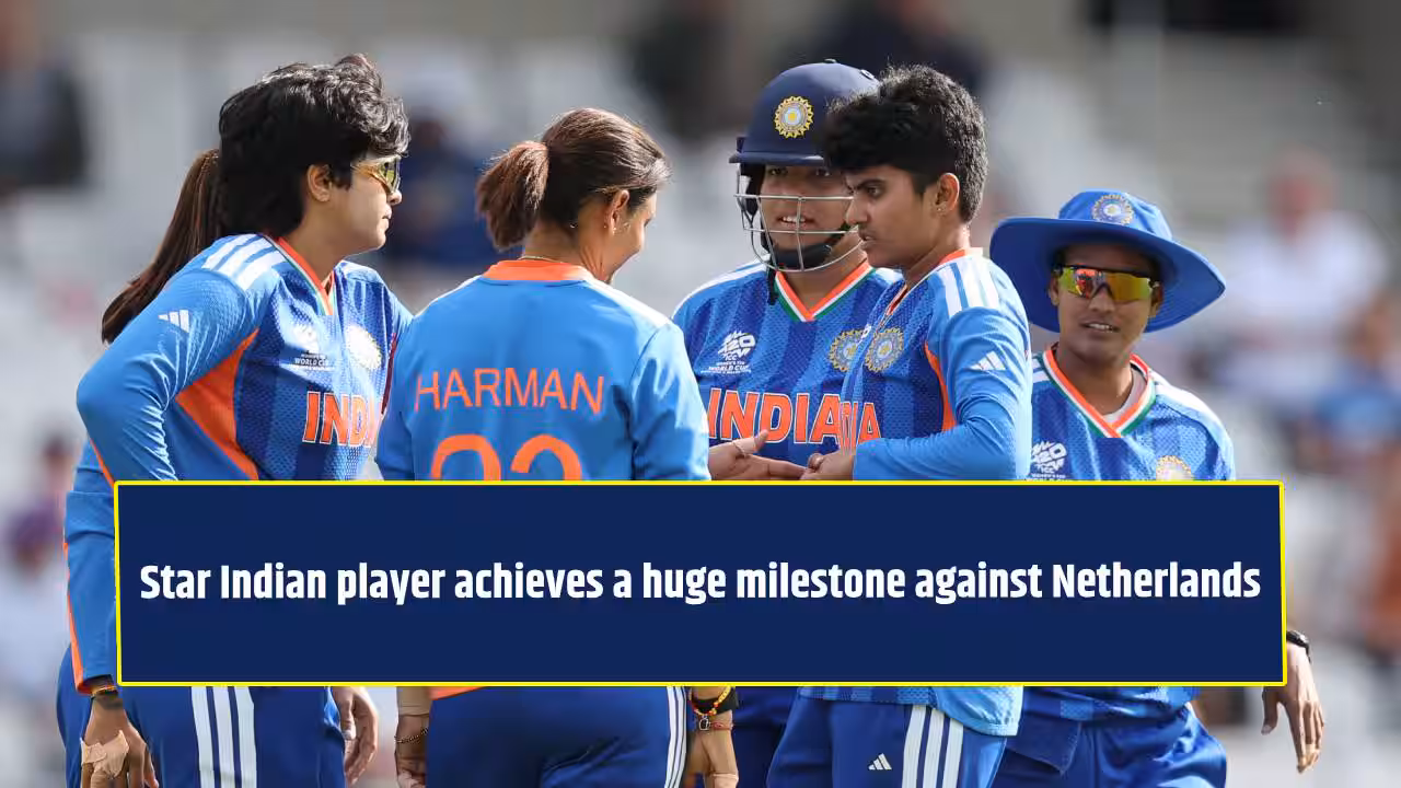 Star Indian player achieves a huge milestone against Netherlands
