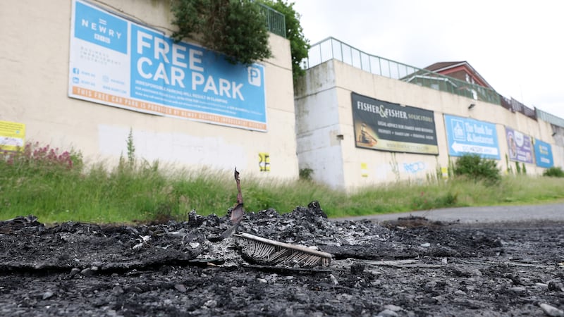 Bakery delivery vans destroyed in Newry arson as fire service comes under attack