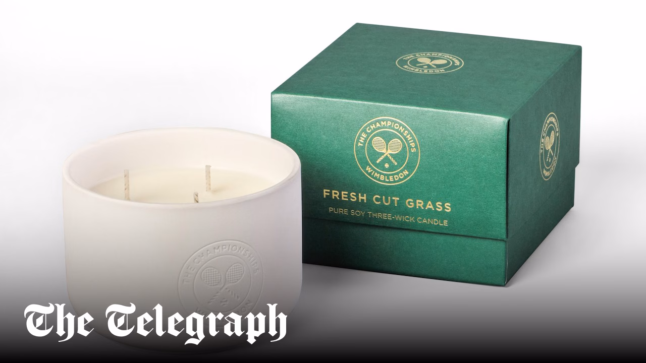 Wimbledon sells £55 candle that smells like fresh-cut grass