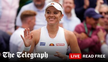 Katie Boulter crashes out of Wimbledon as Katie Swan becomes first Briton to progress